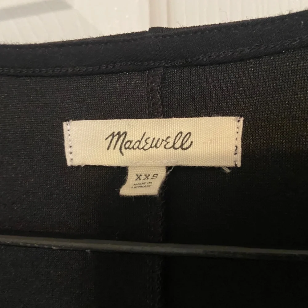 Madewell Black Wrap Dress - Picture 3 of 3